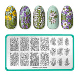 Floral Fantasy (M568) - Nail Stamping Plate