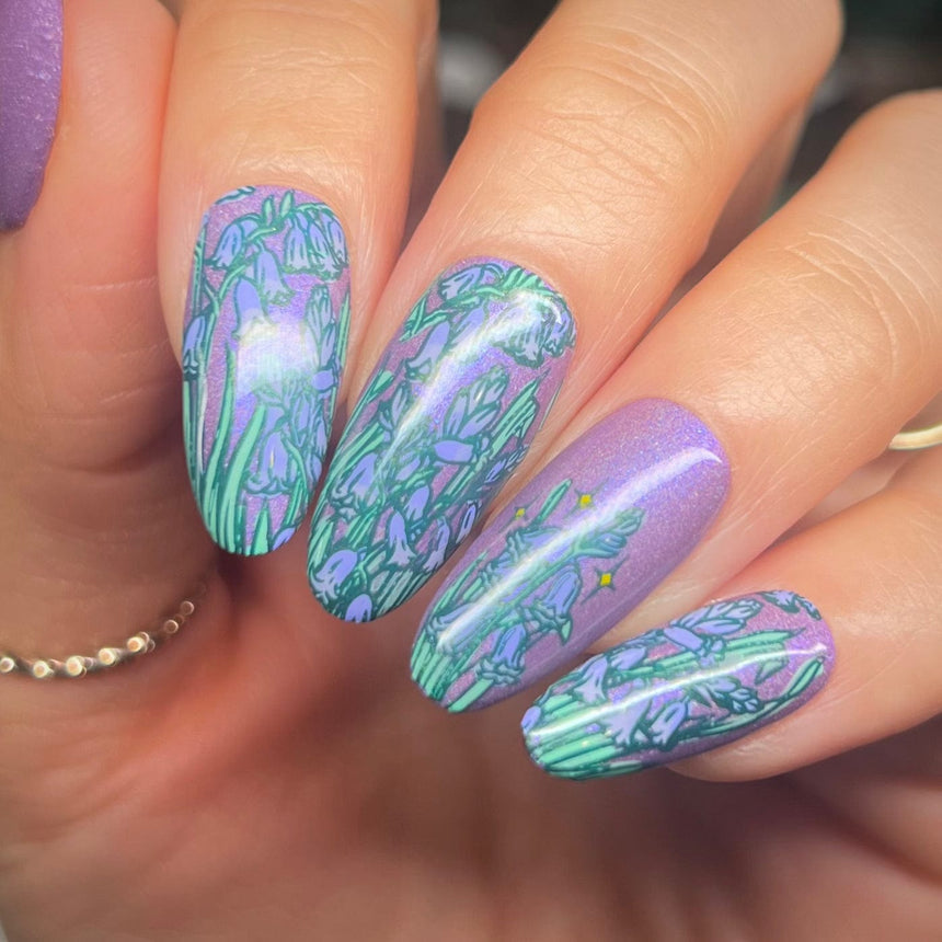 Floral Fantasy (M568) - Nail Stamping Plate