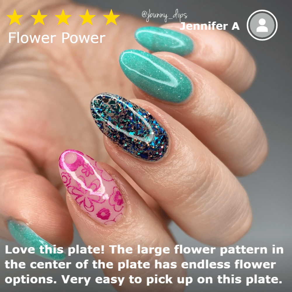 Floral Fever (M332) - Nail Stamping Plate