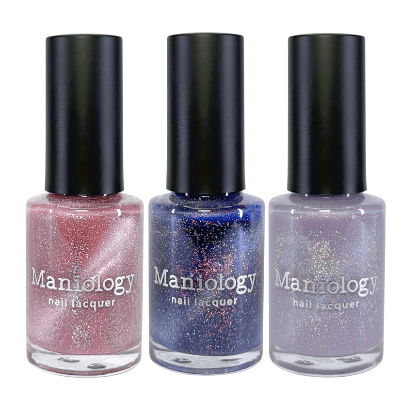 Flower Basket: 3-Piece Magnetic Nail Polish Set