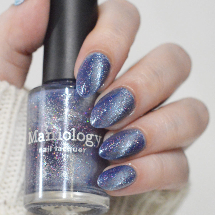Flower Basket: Morning Glory (P193) - Periwinkle Magnetic Nail Polish