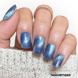 Flower Basket: Morning Glory (P193) - Periwinkle Magnetic Nail Polish