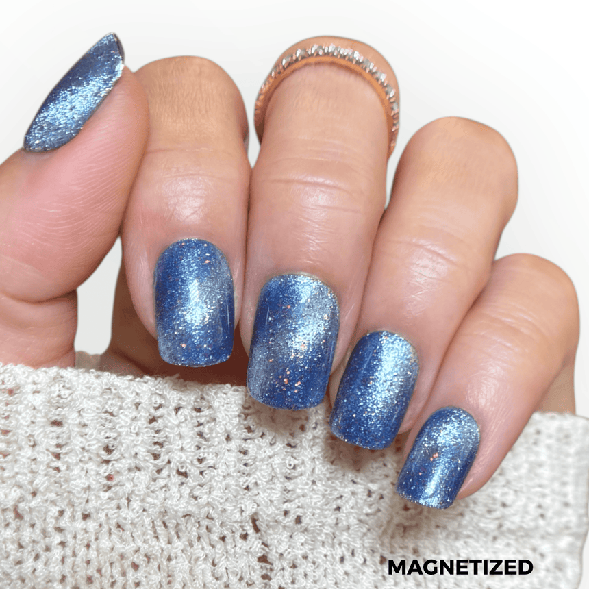 Flower Basket: Morning Glory (P193) - Periwinkle Magnetic Nail Polish