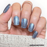 Flower Basket: Morning Glory (P193) - Periwinkle Magnetic Nail Polish