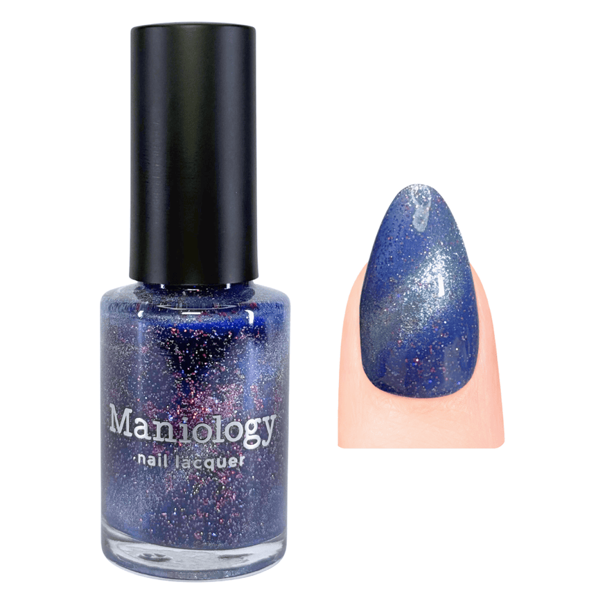 Flower Basket: Morning Glory (P193) - Periwinkle Magnetic Nail Polish
