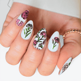 Forever Carnations (M732) - Nail Stamping Plate
