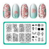 Forever Carnations (M732) - Nail Stamping Plate
