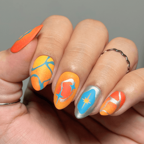 Framed Elegance (M643) - Nail Stamping Plate