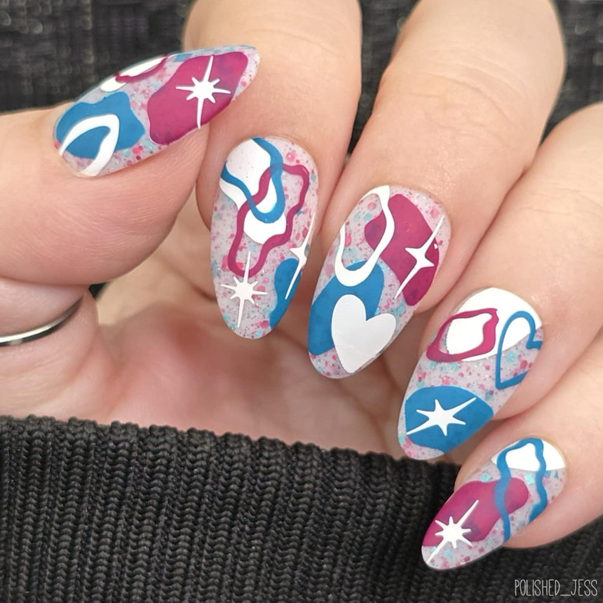 Framed Elegance (M643) - Nail Stamping Plate