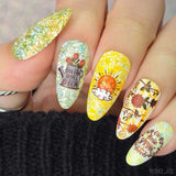 Fresh Blooms (M560) - Nail Stamping Plate