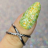 Fresh Blooms (M560) - Nail Stamping Plate