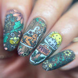 Fresh Blooms (M560) - Nail Stamping Plate