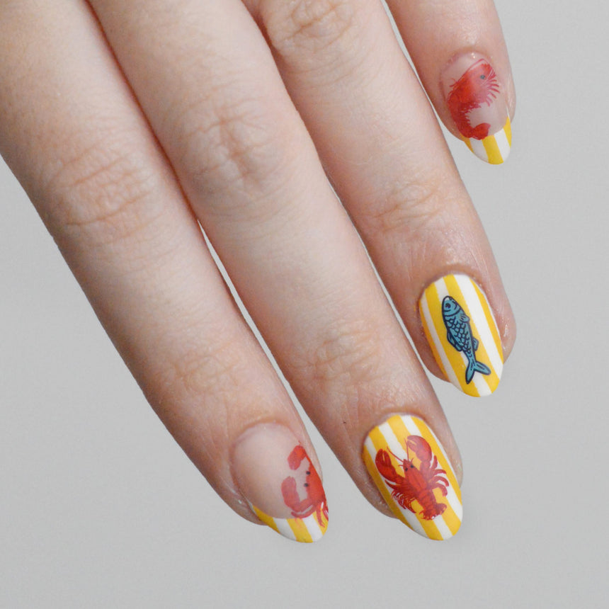 Fresh Catch (M715) - Nail Stamping Plate