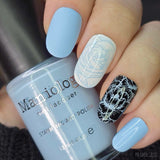 Fresh Start: Renew (B544) - Blue Cream Stamping Polish