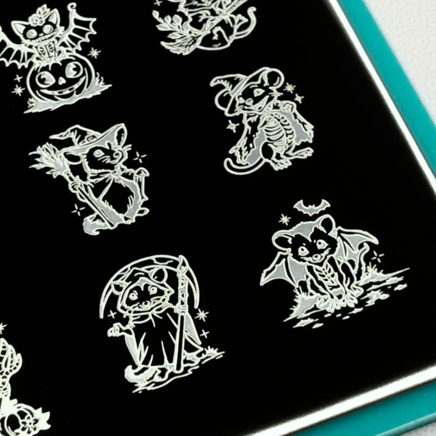 Friendly Familiars (M617) - Nail Stamping Plate