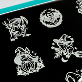 Friendly Familiars (M617) - Nail Stamping Plate