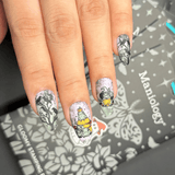 Friendly Familiars (M617) - Nail Stamping Plate