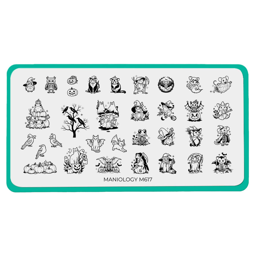 Friendly Familiars (M617) - Nail Stamping Plate