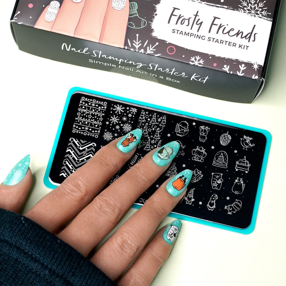 Frosty Friends: Holiday Nail Stamping Starter Kit