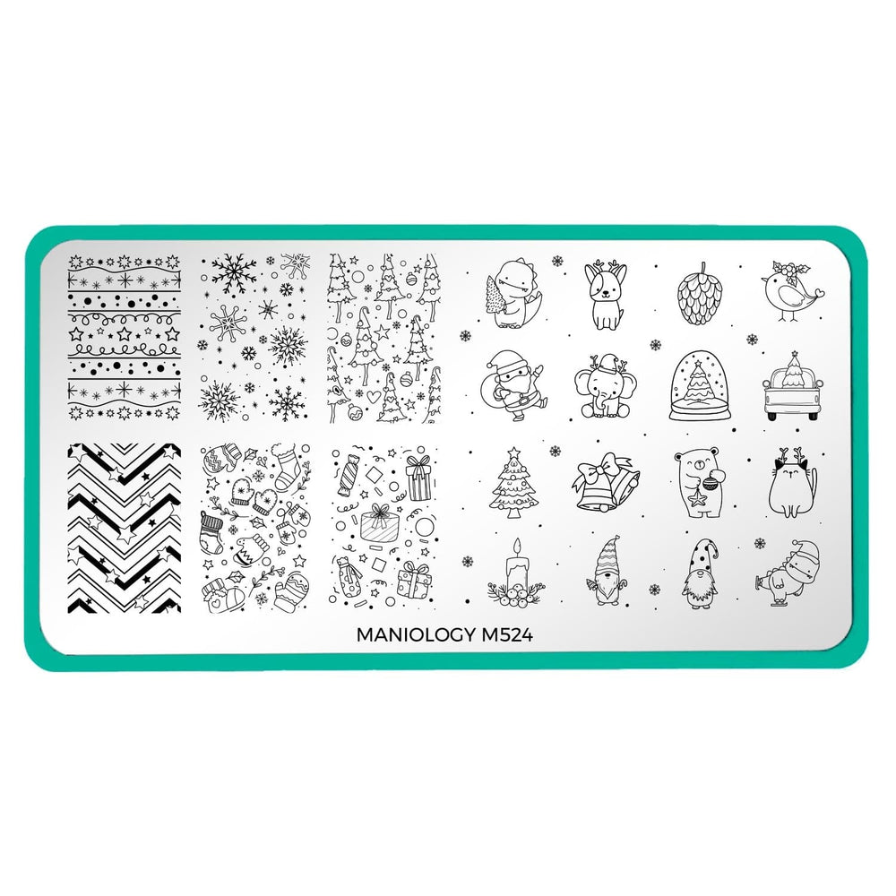 Frosty Friends (M524) - Nail Stamping Plate