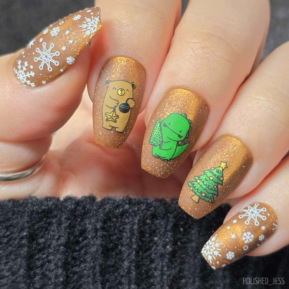 Frosty Friends: Holiday Nail Stamping Starter Kit