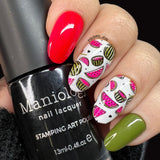 Fruit Deco Layers: Fresh Squeeze (m028) - Nail Stamping Plate