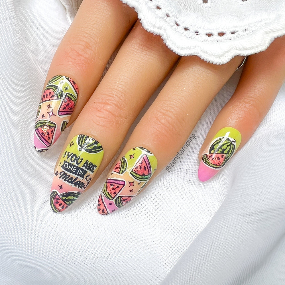 Fruit Salad (M509) - Nail Stamping Plate