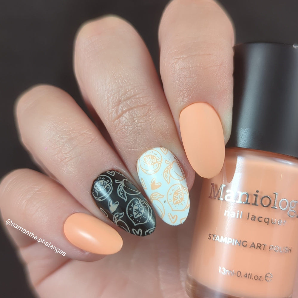 Fruity Cutie: Apricot Kisses (B517) - Orange Cream Stamping Polish