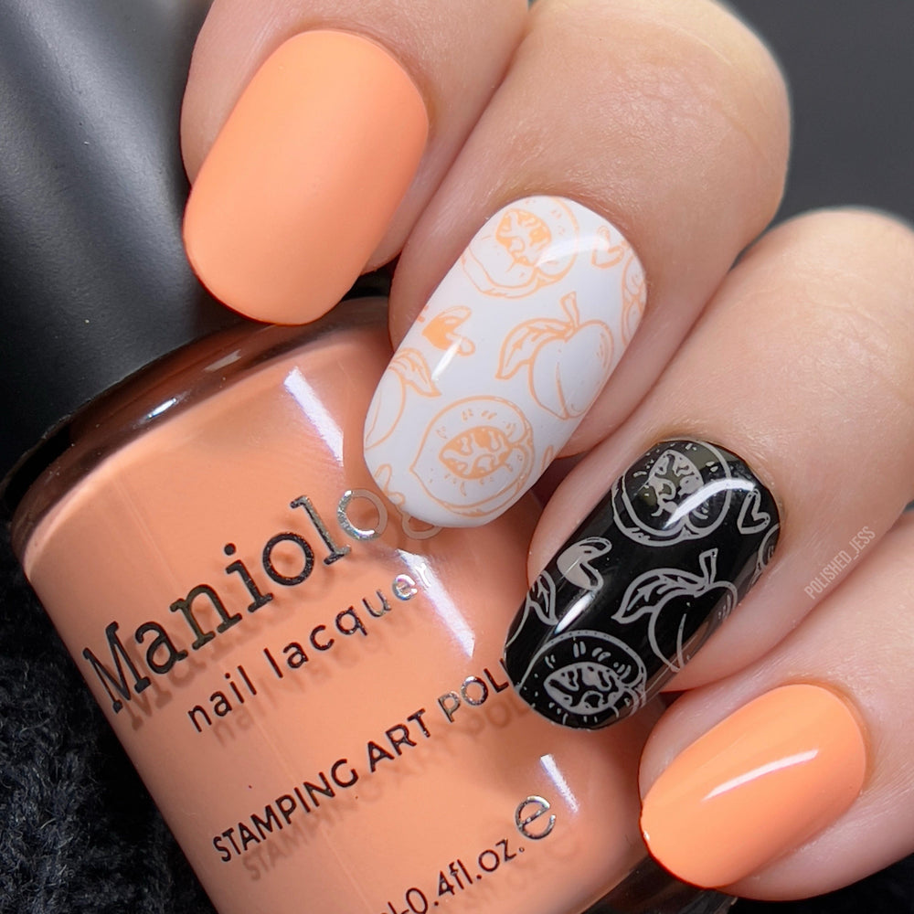 Fruity Cutie: Apricot Kisses (B517) - Orange Cream Stamping Polish