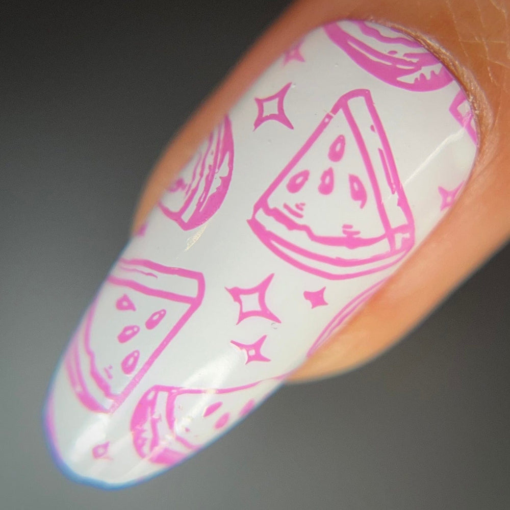 Fruity Cutie: Strawberry Blush (B515) - Pink Cream Stamping Polish