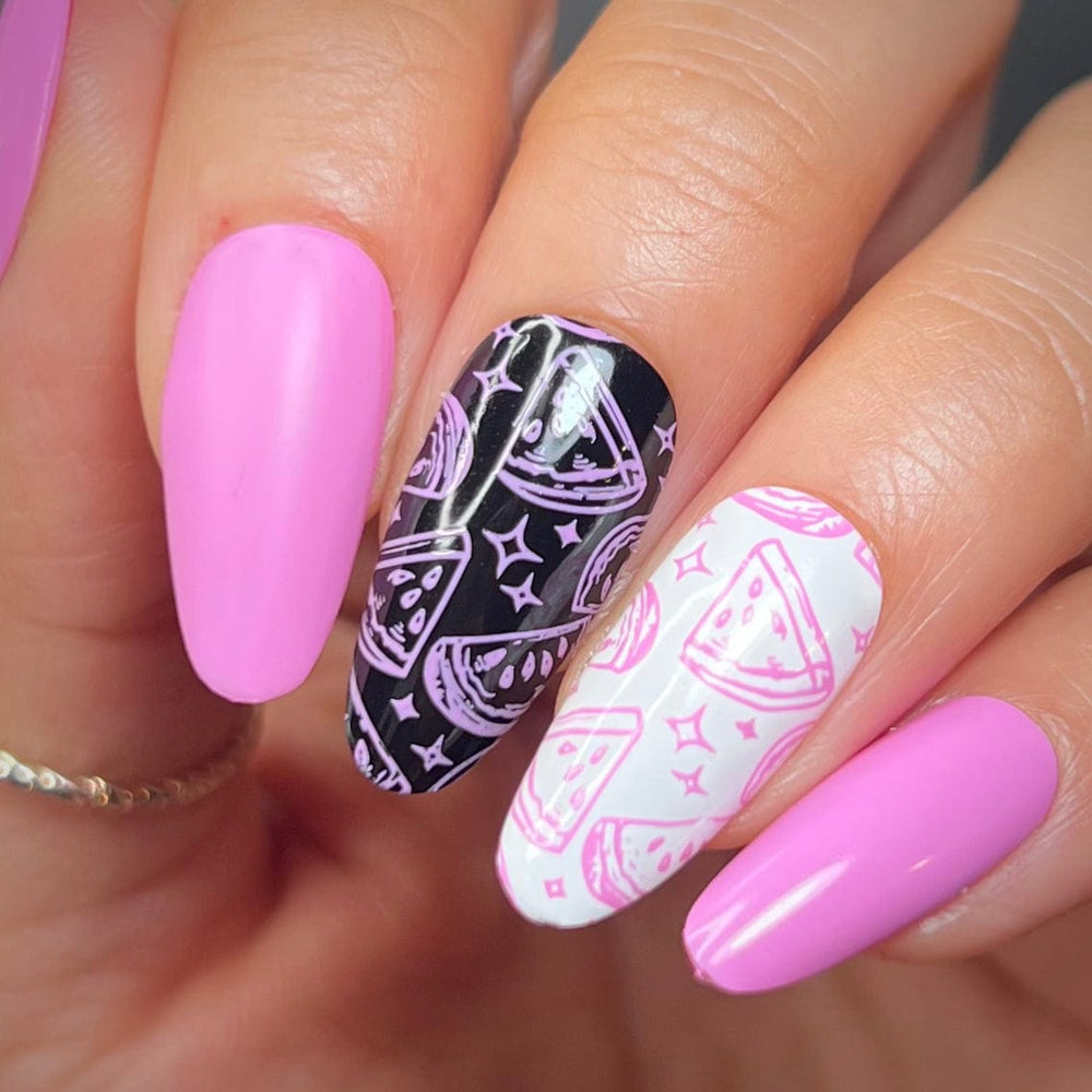 Fruity Cutie: Strawberry Blush (B515) - Pink Cream Stamping Polish