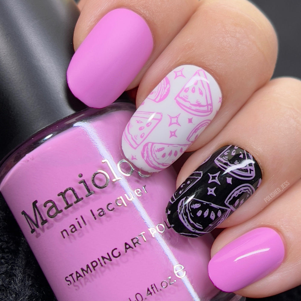 Fruity Cutie: Strawberry Blush (B515) - Pink Cream Stamping Polish