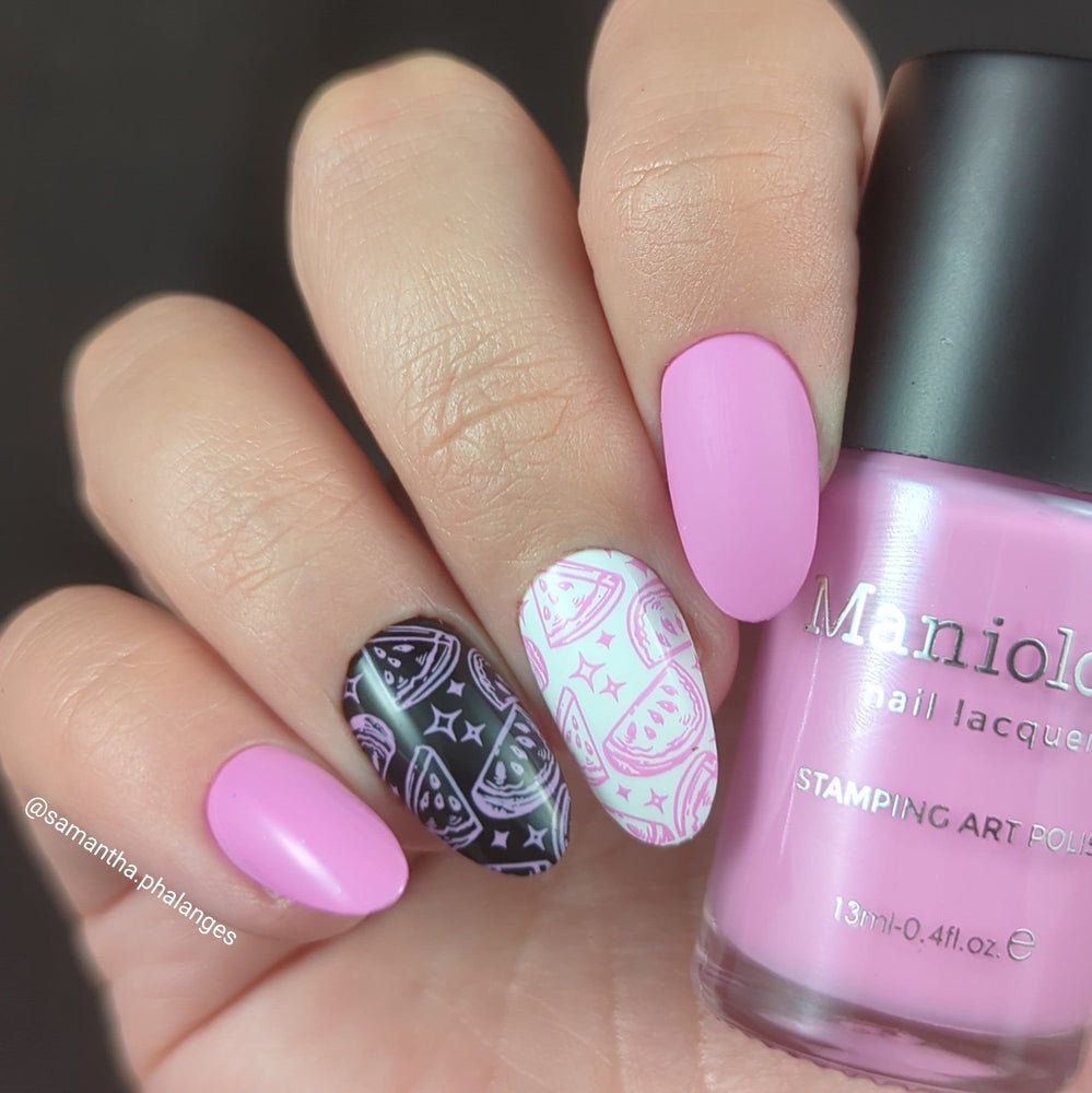 Fruity Cutie: Strawberry Blush (B515) - Pink Cream Stamping Polish