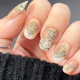Fungi Forest (M444) - Nail Stamping Plate