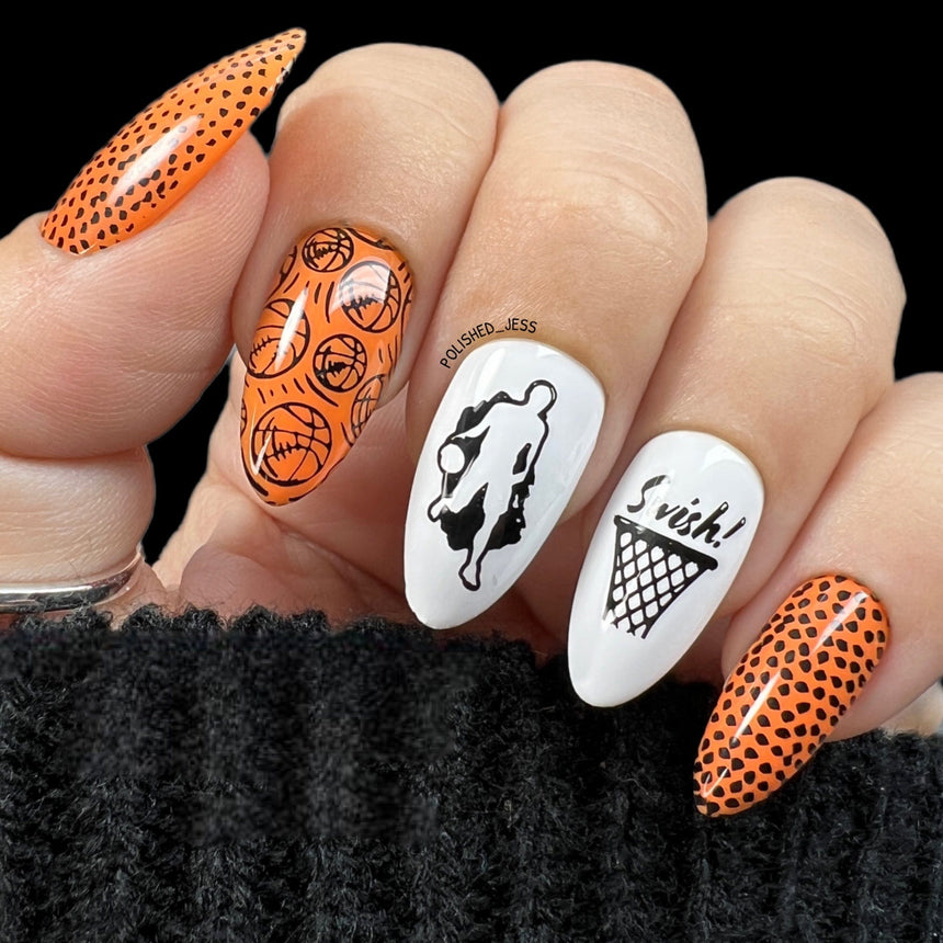 Game On: Slam Dunk (M310) - Nail Stamping Plate