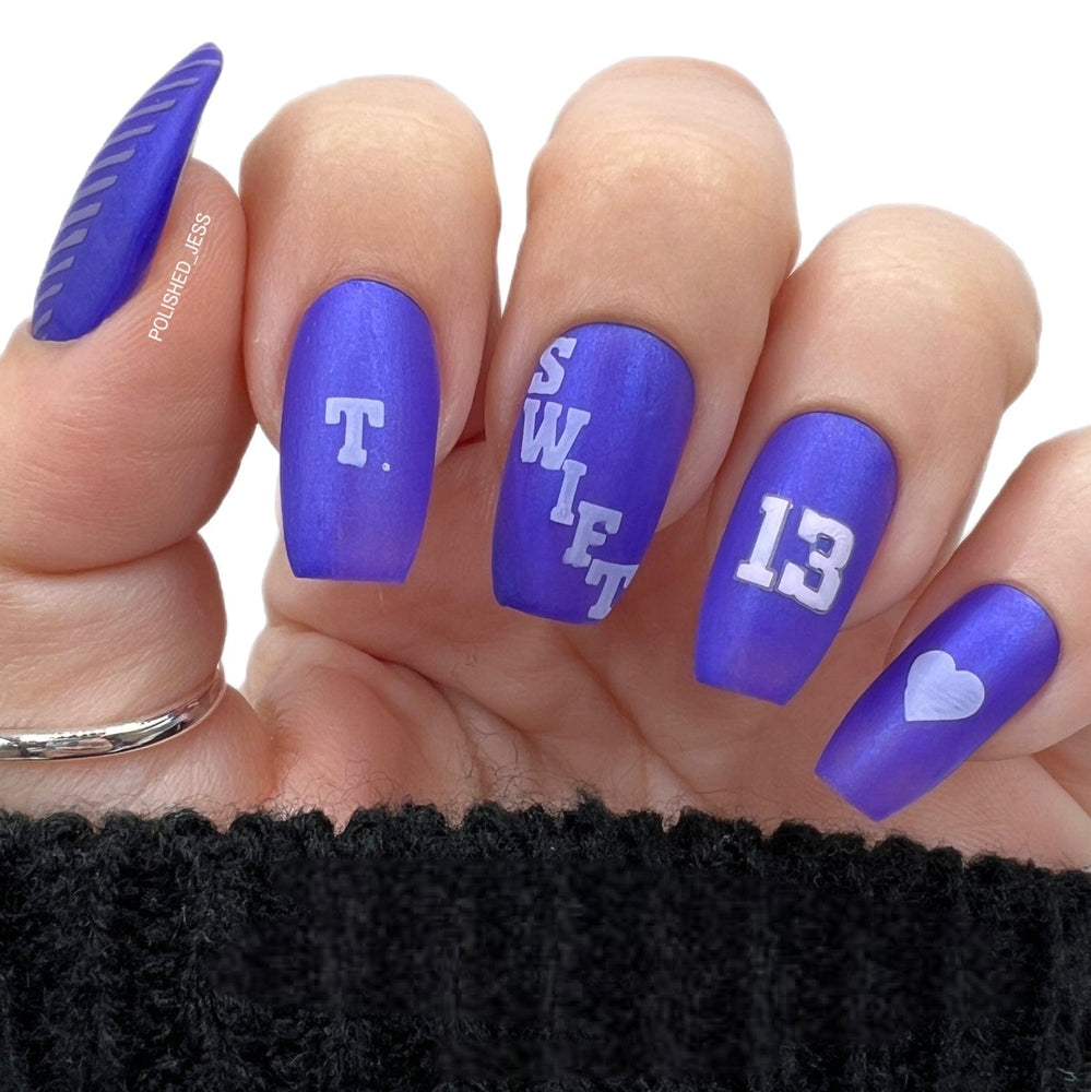 Game On: Sports Jersey (M306) - Nail Stamping Plate
