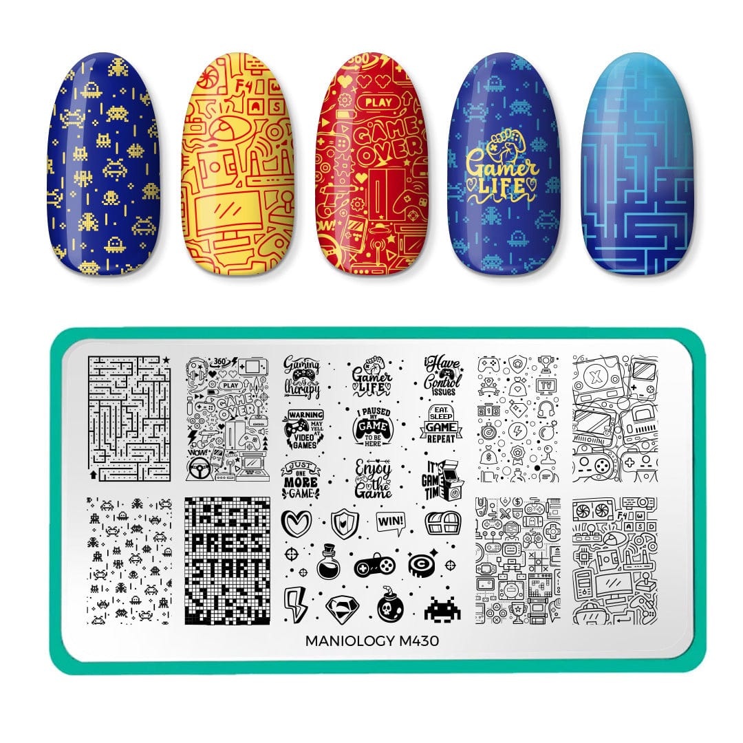 Gaming Stamping Plates Master List – Nerd Life Nails