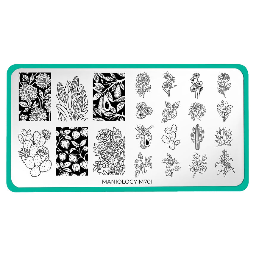 Garden Fresh (M701) - Nail Stamping Plate