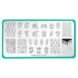 Gelateria (M712) - Nail Stamping Plate