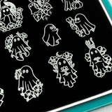 Ghoulish Gardener (M618) - Nail Stamping Plate