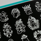 Ghoulish Gardener (M618) - Nail Stamping Plate