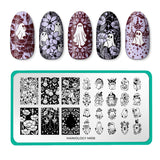 Ghoulish Gardener (M618) - Nail Stamping Plate