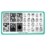 Ghoulish Gardener (M618) - Nail Stamping Plate