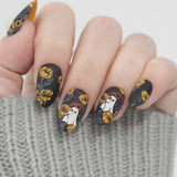 Ghoulish Gardener (M618) - Nail Stamping Plate