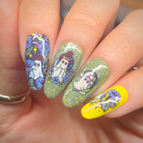 Ghoulish Gardener (M618) - Nail Stamping Plate