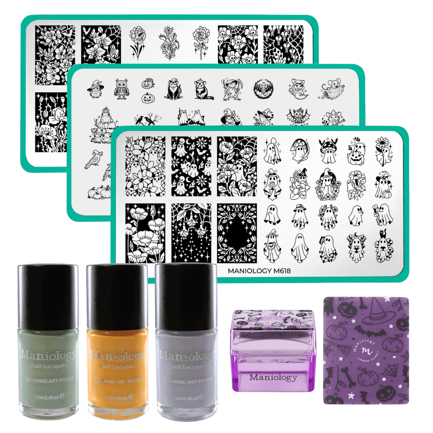 Ghoulish Gardener: Nail Stamping Bundle