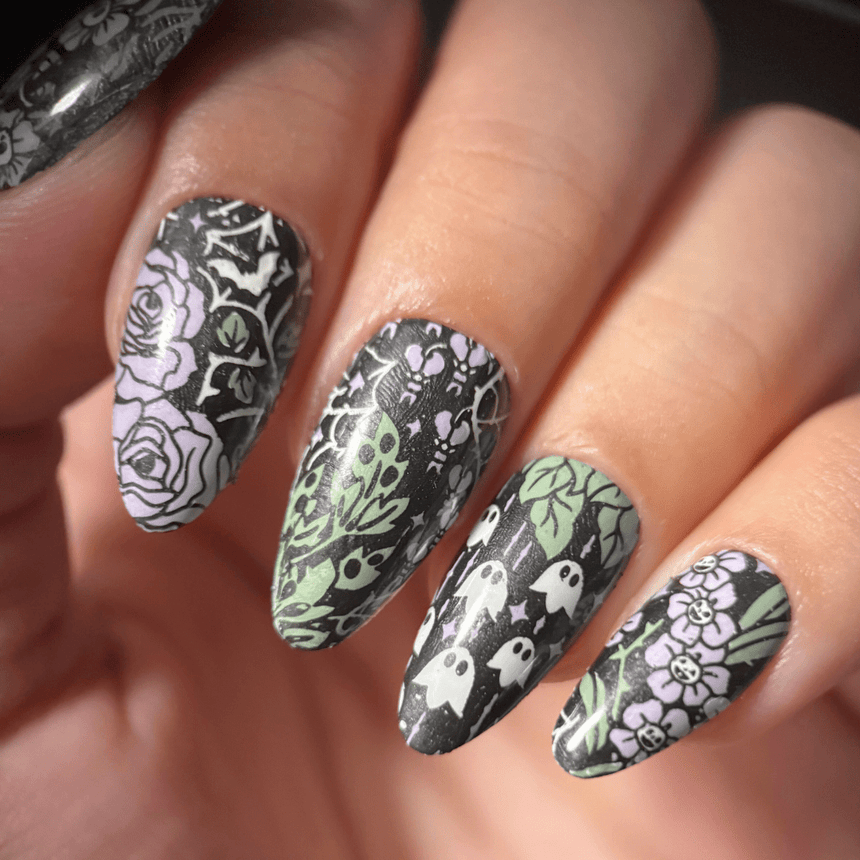 Ghoulish Gardener: Nail Stamping Bundle