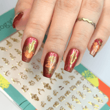 Gilded Details (MS-115) - Nail Art Stickers