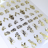 Gilded Details (MS-115) - Nail Art Stickers