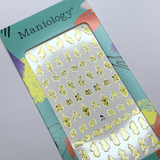 Gilded Details (MS-115) - Nail Art Stickers